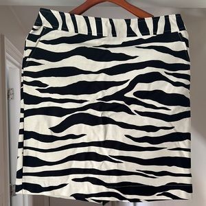 Target Size 6 Zebra Pencil Skirt!